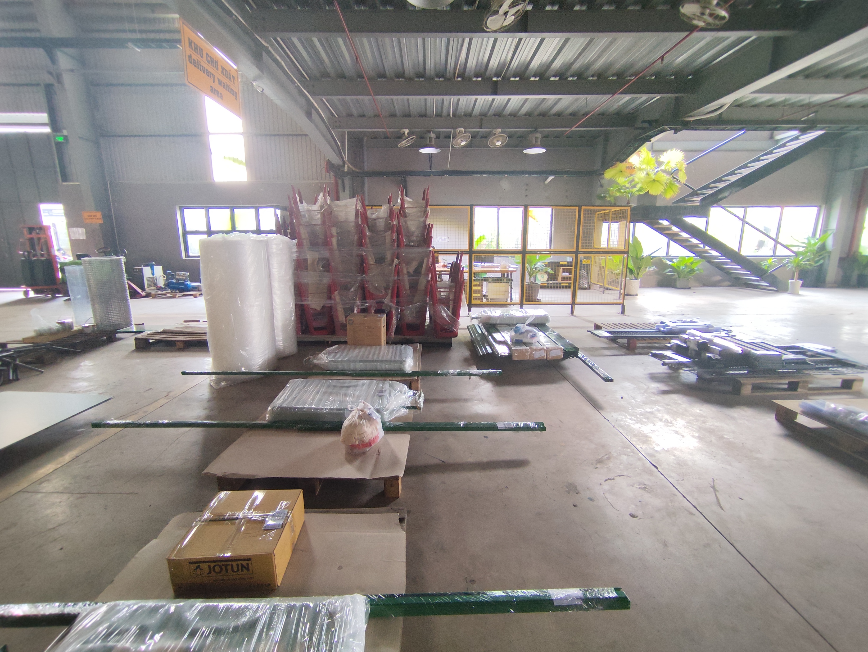 Delivery waiting area